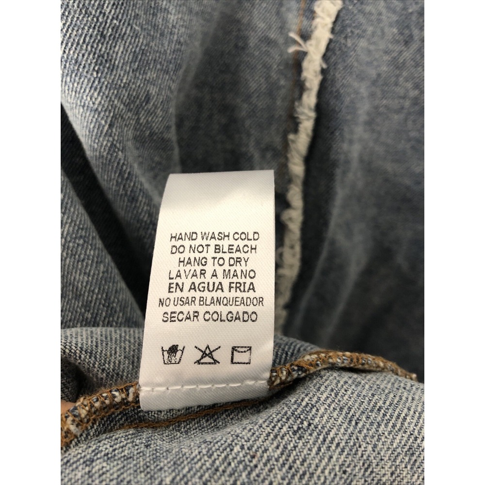 NWT GeeGee Plus - Blue Denim Jacket with Tassel Detailing & Distress - Size 1X - Picture 12 of 13